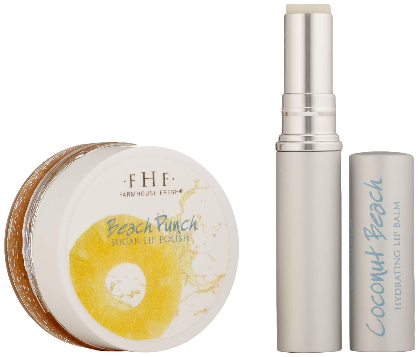 FarmHouse Fresh Beach Lip Basket, Coconut Pineapple, 2 Count Beauty & Personal Care FarmHouse Fresh