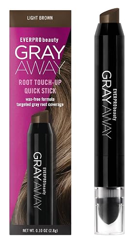 Everpro Gray Away Root Touchup Quick Stick Light Brown 0.10 Ounce (3ml) (3 Pack) Beauty & Personal Care EVERPRO