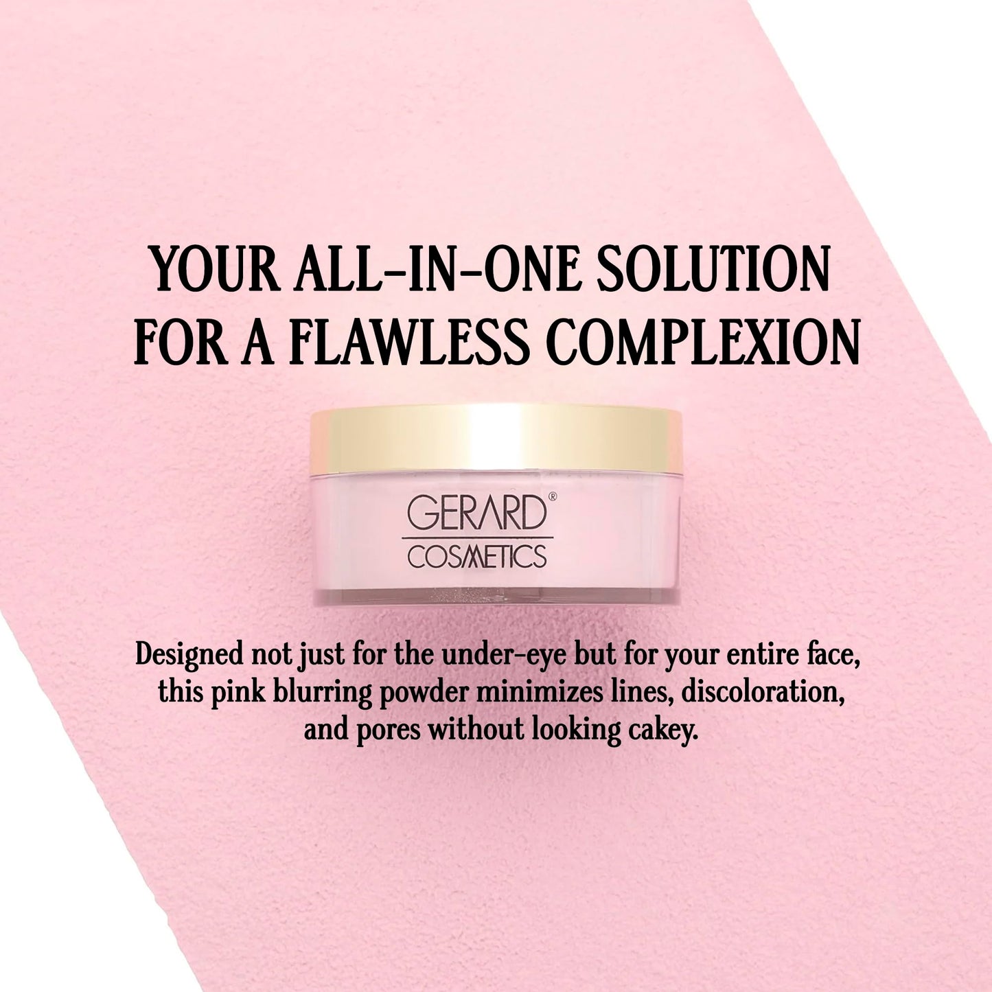 Slay the Bake Blurring Powder by Gerard Cosmetics, Soft Matte Pink Setting Powder, Minimizes Fine Lines for Mature Skin, Talc Free, Cruelty Free Beauty & Personal Care Gerard Cosmetics