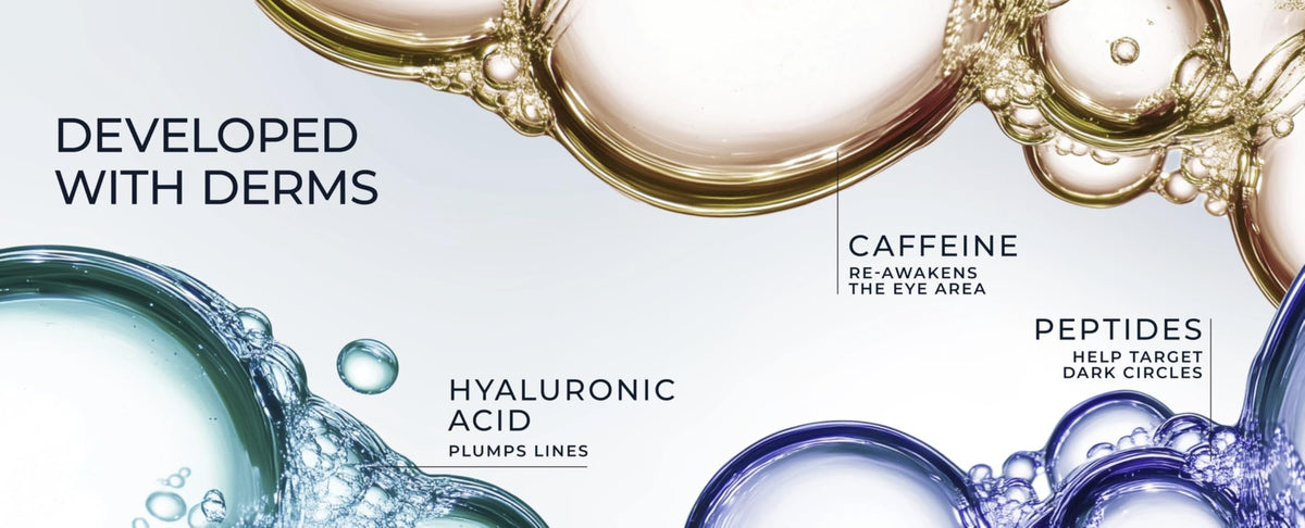 RoC Multi Correxion Hyaluronic Acid Anti Aging Under Eye Cream for Puffiness & Dark Circles, 0.6 FL OZ each, Set of 3 (Total 1.8 FL OZ)