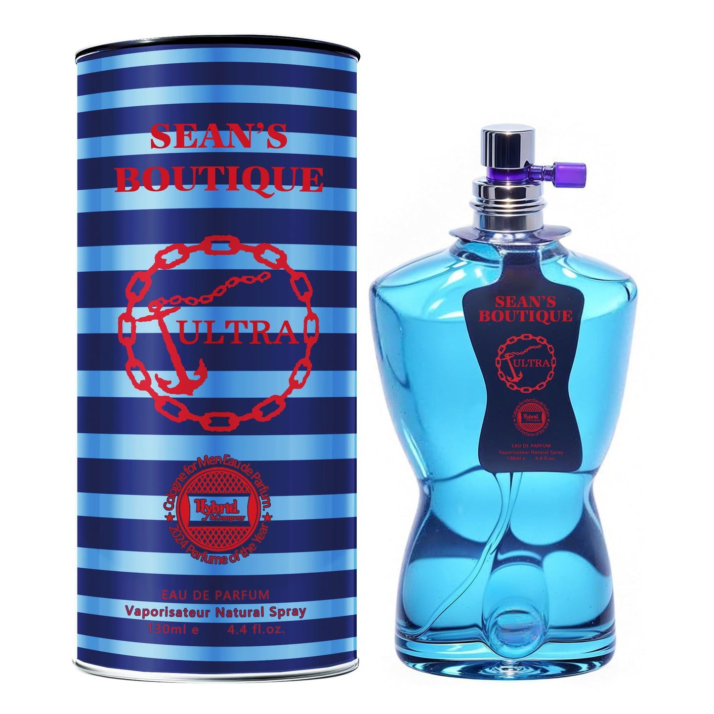 Hybrid & Company Sean's Boutique Ultra for men Men’s Classic Scent Perfume Eau De Toilette Spray 130 ML Beauty & Personal Care Hybrid & Company