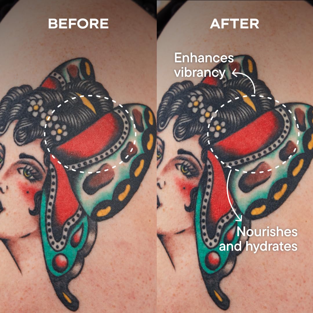 Harry's Tattoo Frost - Tattoo Aftercare Gel for Hydration and Vibrancy - Fragrance-Free, Petroleum-Free, and Non-Greasy - Contains Pro-Vitamin B5 Beauty and Personal Care Harry's