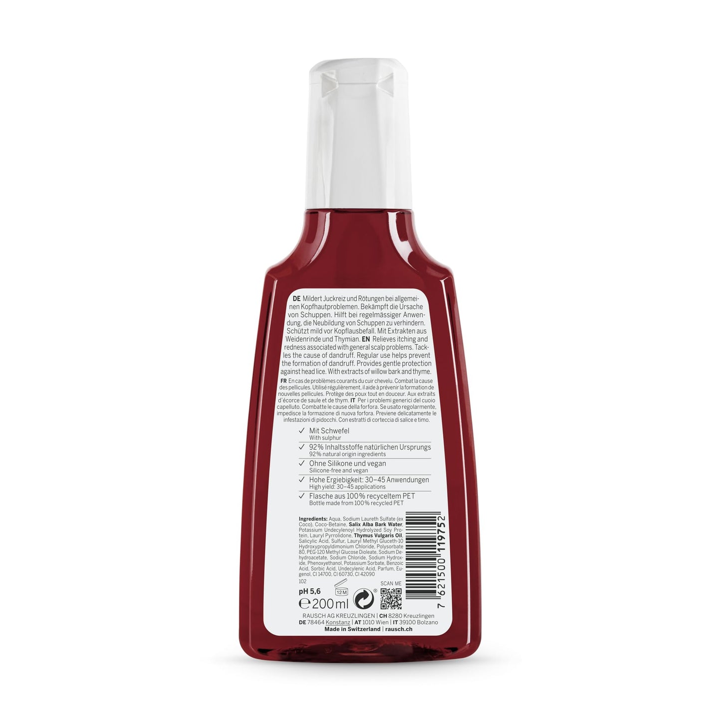 RAUSCH Willow Bark Treatment Shampoo 200 ml Beauty & Personal Care Rausch