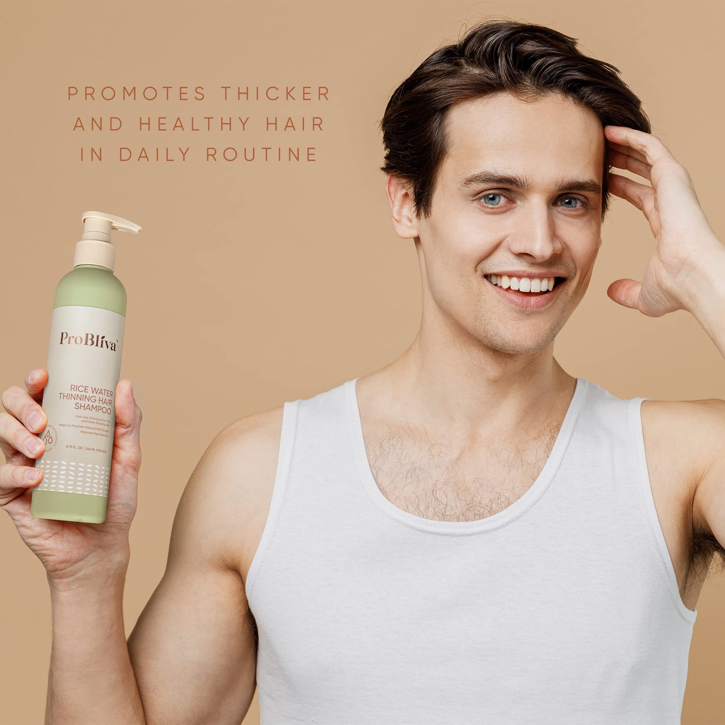 Rice Water Thinning Hair Shampoo & Conditioner - Anti Hair Loss - Regrowth & Thickening (Rice Shampoo and Conditioner (Green)) Beauty & Personal Care ProBliva