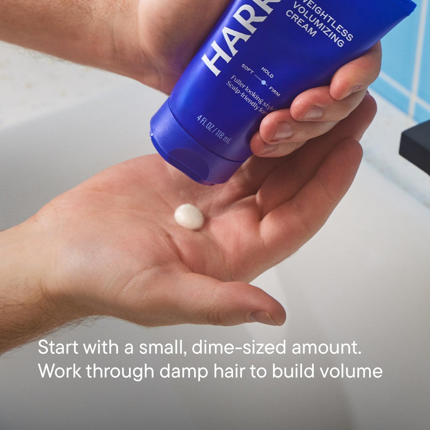 Harry's Weightless Volumizing Cream for Men - 4 fl oz - Lightweight Men's Hair Cream for Thin or Fine Hair Beauty & Personal Care Harry's