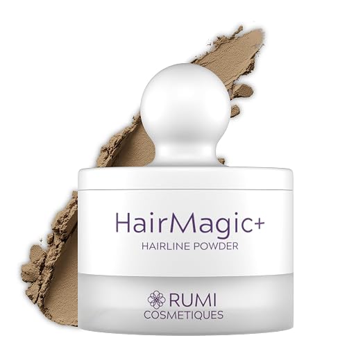 Rumi Cosmetiques HairMagic+ Root Touch Up Powder for Mature Women - Instant Gray Hair Coverage & Hairline Filler - Water-Resistant, Natural Finish Beauty & Personal Care Rumi Cosmetiques