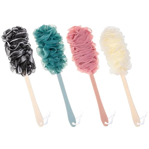 Arswin Back Scrubber for Shower,Loofah Long Handle Bath Body Brush,Soft Nylon Mesh Sponge for Shower,Loofah On a Stick for Men Women,Exfoliating Scrub Beauty & Personal Care Arswin