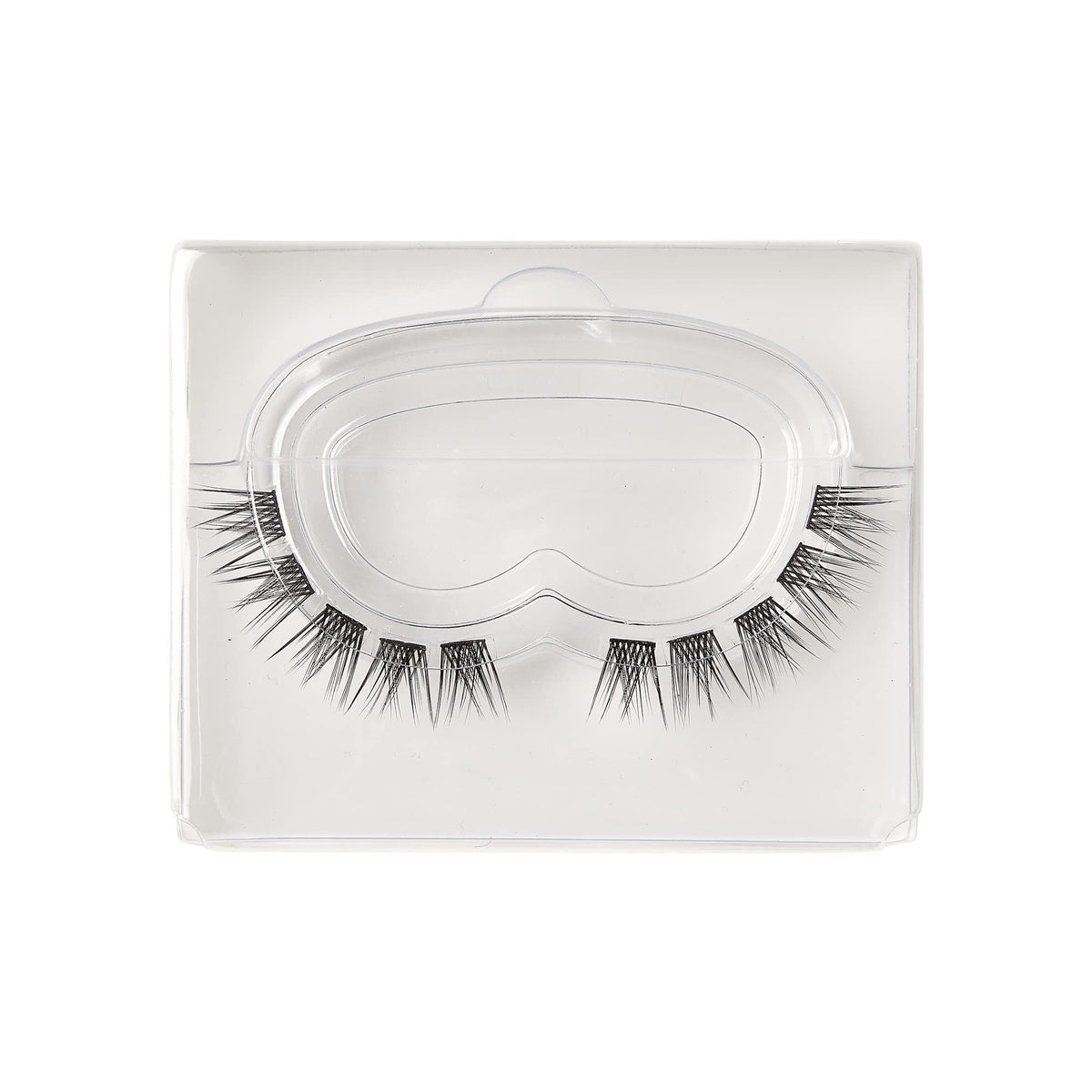 KISS Falscara DIY Eyelash Extension Volumizing Wisps - Featherlight Synthetic Reusable Artificial Eyelashes Pack of 10 Mini Lash Clusters for that