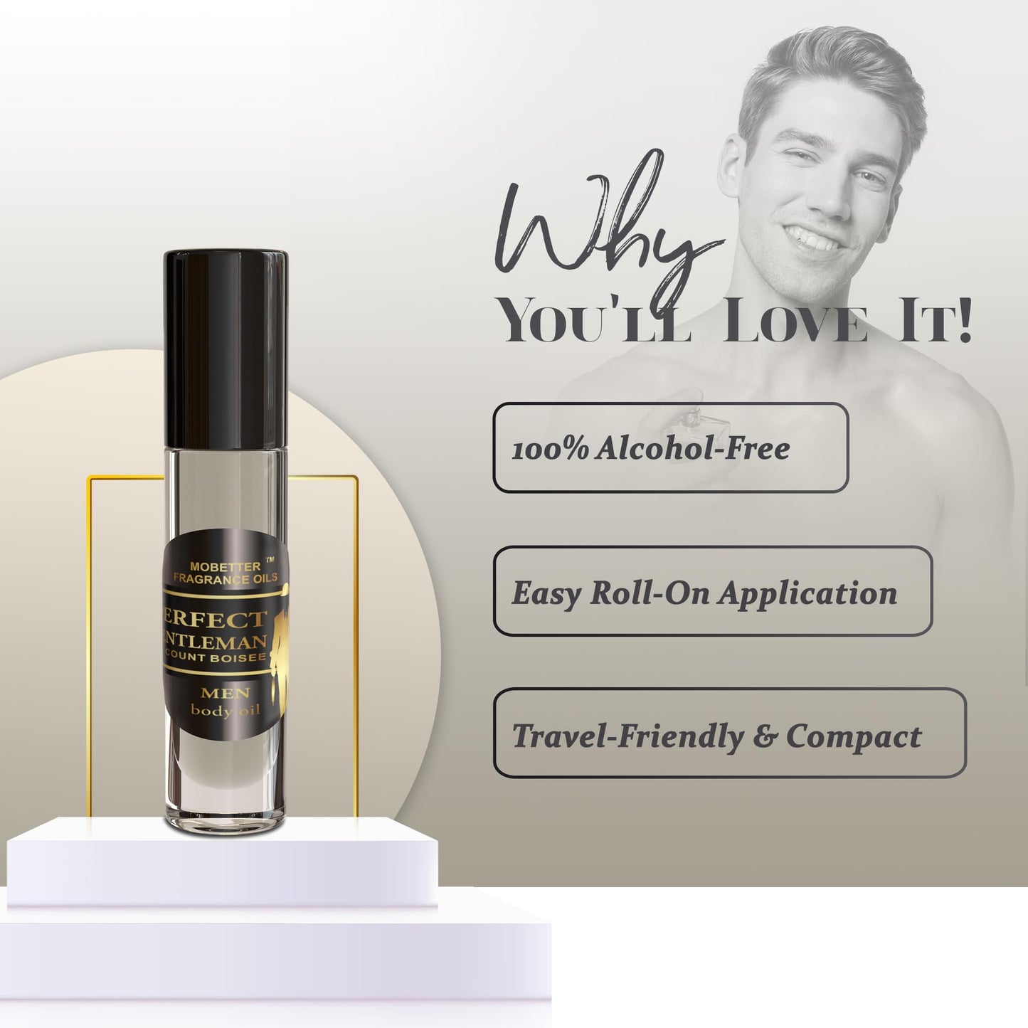 MOBETTER FRAGRANCE OILS Perfect Gentleman Count Boisee Men Cologne Body Oil Beauty & Personal Care MOBETTER FRAGRANCE OILS