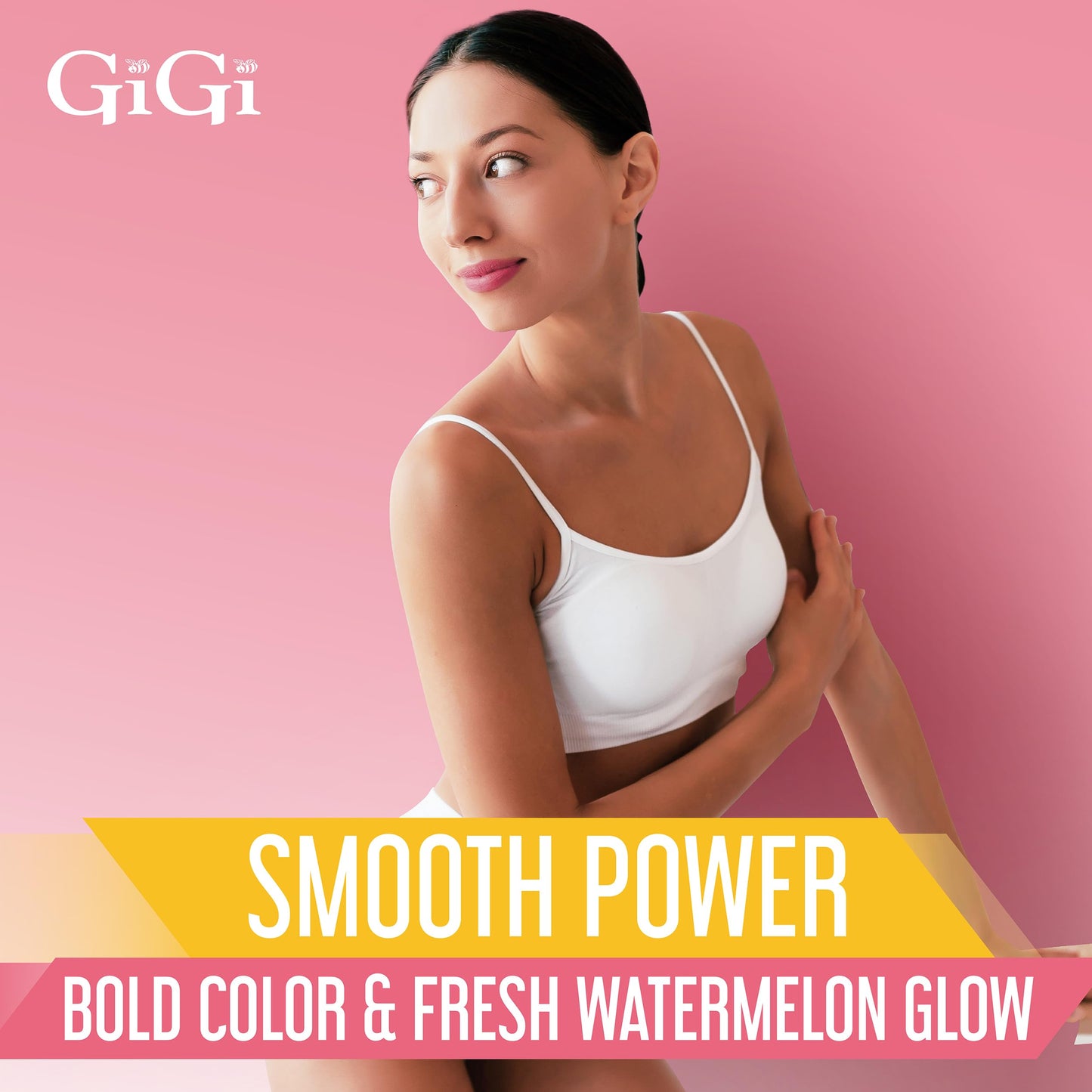 Gigi Neon Soft Wax, Watermelon - Hair Removal Wax for Sensitive Skin & Body, Salon & At-Home Waxing for Women, 14 Oz Beauty and Personal Care GIGI