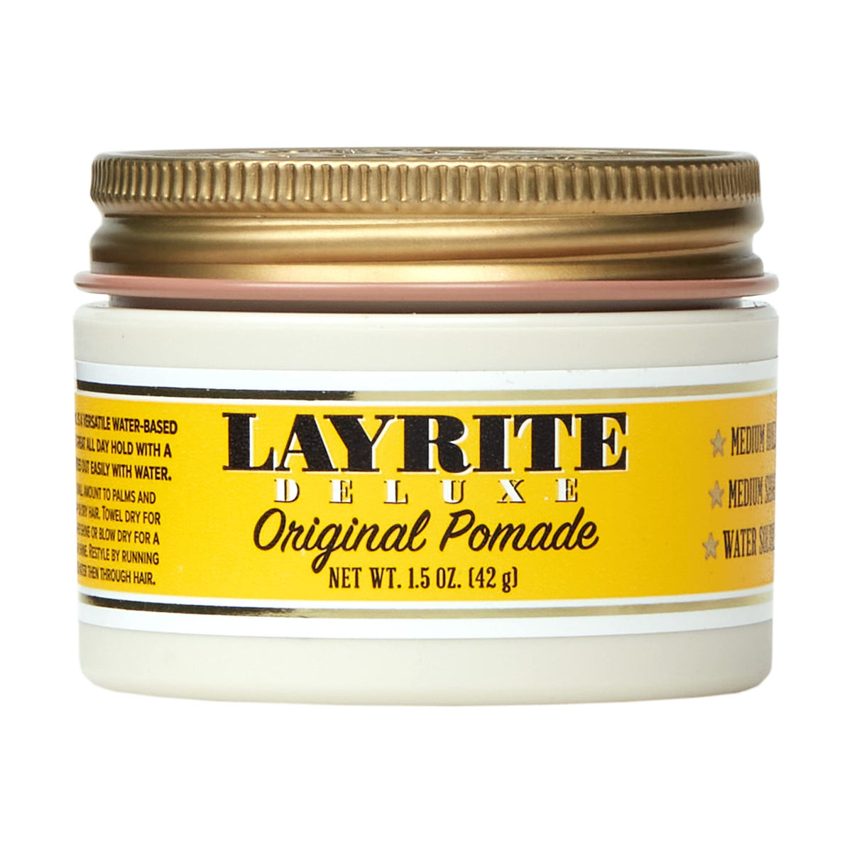 Layrite Original Pomade, Yellow, 1.5 Oz Beauty & Personal Care Layrite