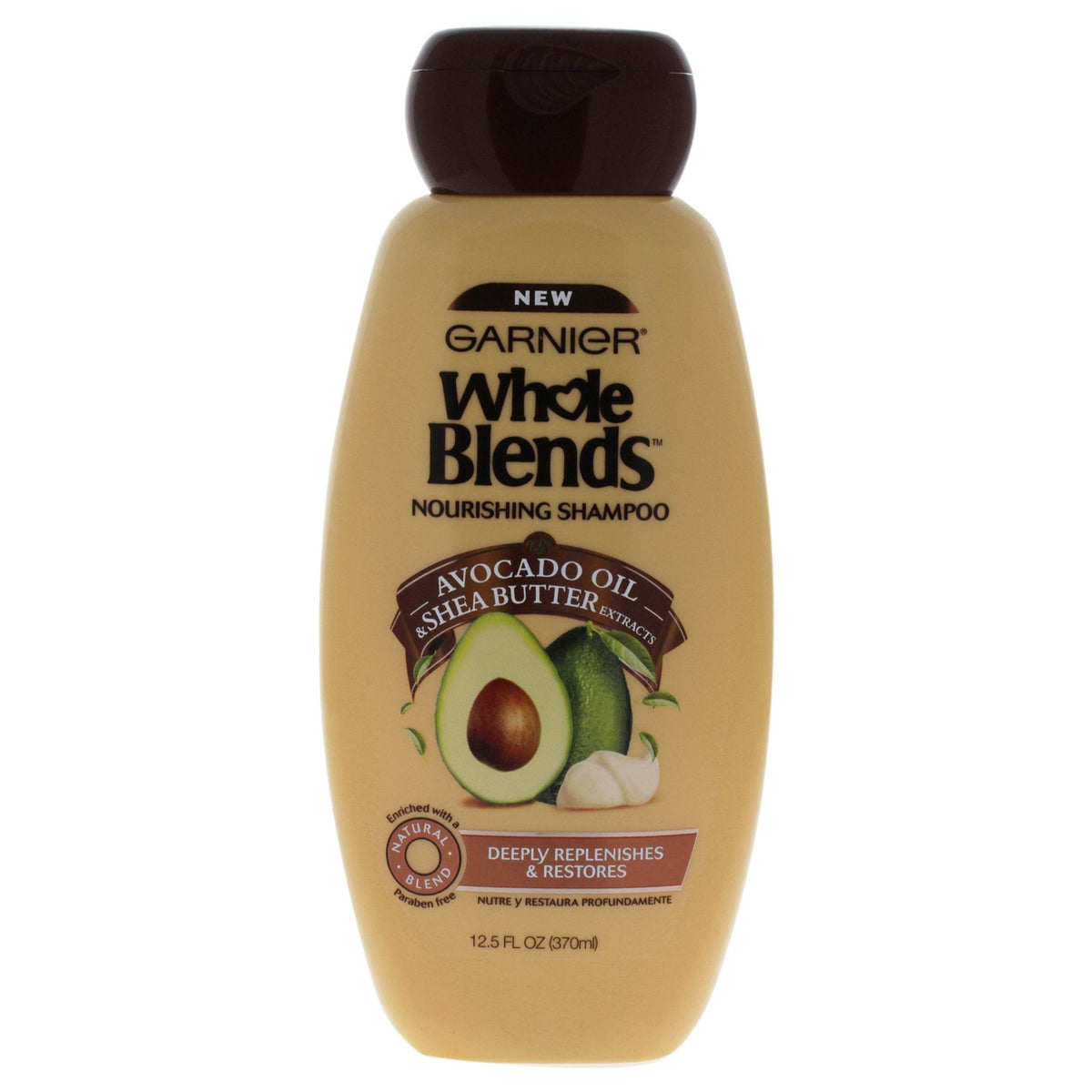 Garnier Whole Blends Nourishing Shampoo with Avocado Oil & Shea Butter Extracts, 12.5 Fluid Ounce Beauty & Personal Care Garnier