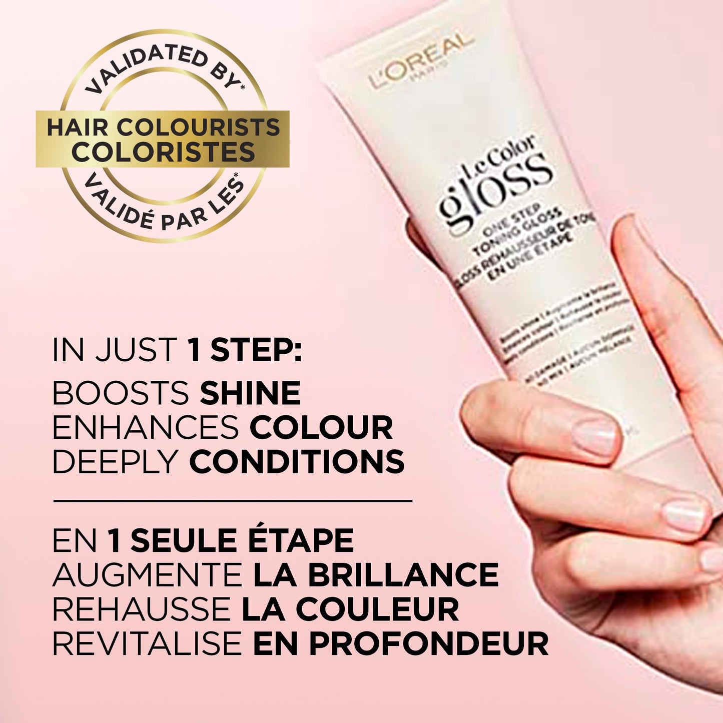 L’Oréal Paris Le Color Gloss One Step In-Shower Toning Hair Gloss, Neutralizes Brass, Conditions & Boosts Shine, Blush Blonde, 4 fl oz Beauty & Personal Care L'Oreal Paris
