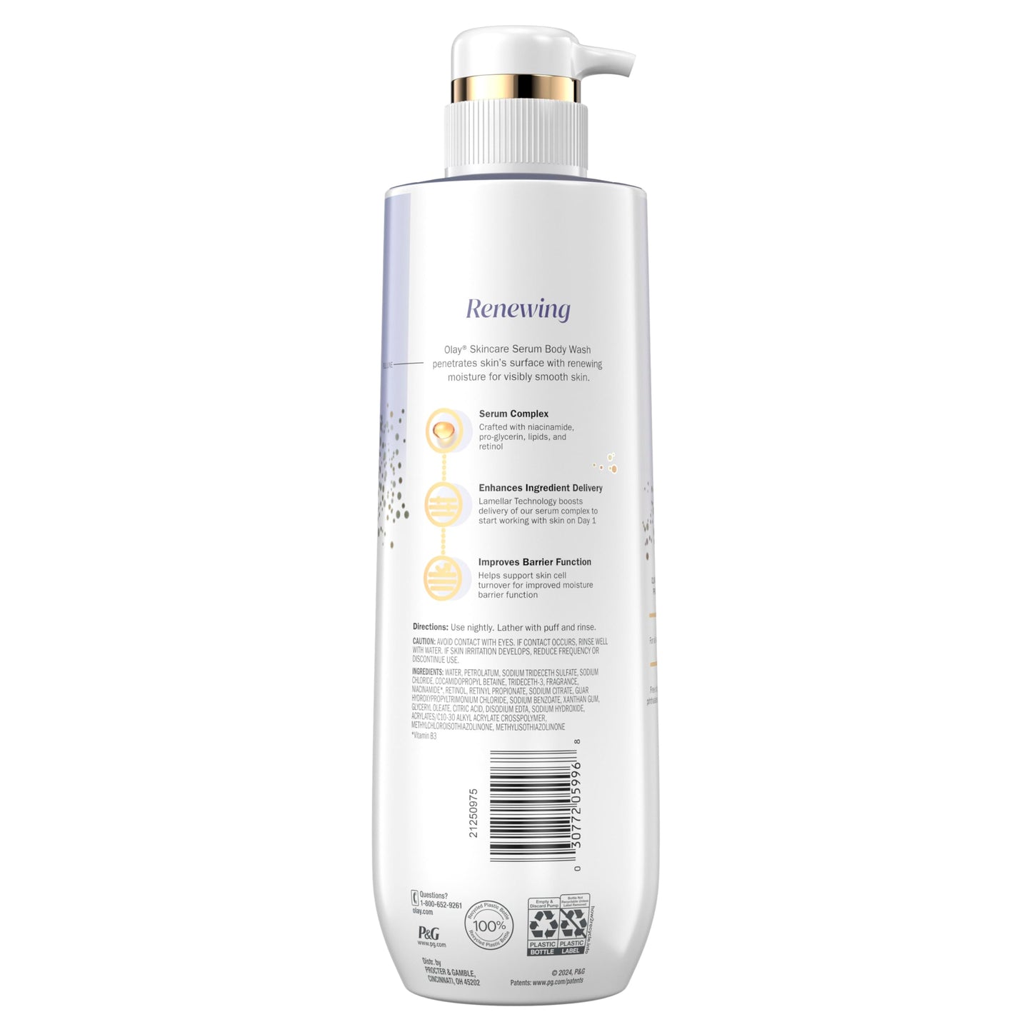 Olay Cleansing & Renewing Nighttime Body Wash, 17.9 fl oz Beauty & Personal Care Olay