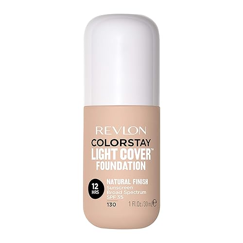 Revlon ColorStay Light Cover Liquid Foundation, Hydrating Longwear Weightless Makeup with SPF 35, Light-Medium Coverage for Blemish, Dark Spots Beauty & Personal Care REVLON