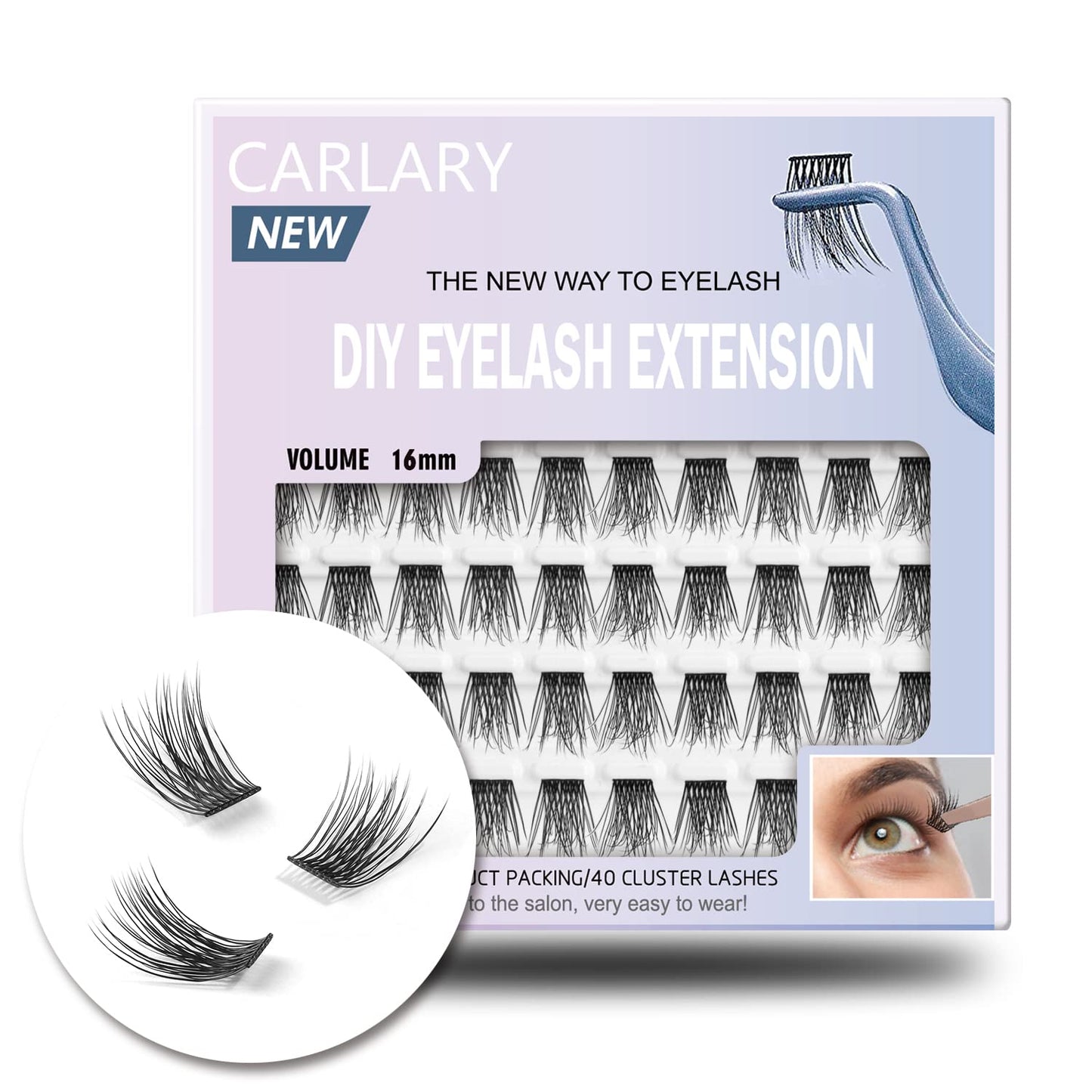 Lash Clusters, DIY Eyelash Extension, Reusable Volume Individual Lashes, Wispy Fluffy Artificial Natural Look for Cluster Lashes, C Curl Lashes Pack Beauty & Personal Care WONSIS