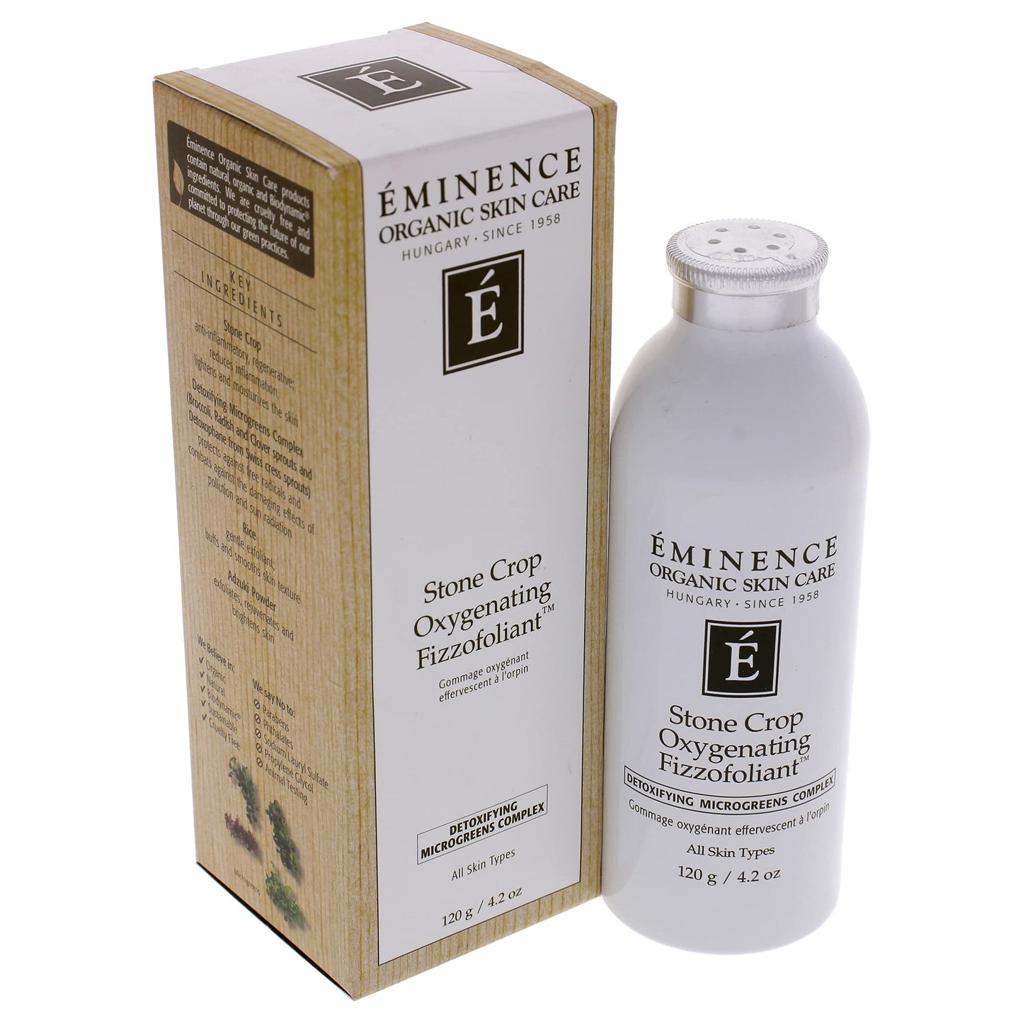 Stone Crop Oxygenating Fizzofoliant by Eminence for Unisex - 4.2 oz Exfoliator Beauty & Personal Care Eminence