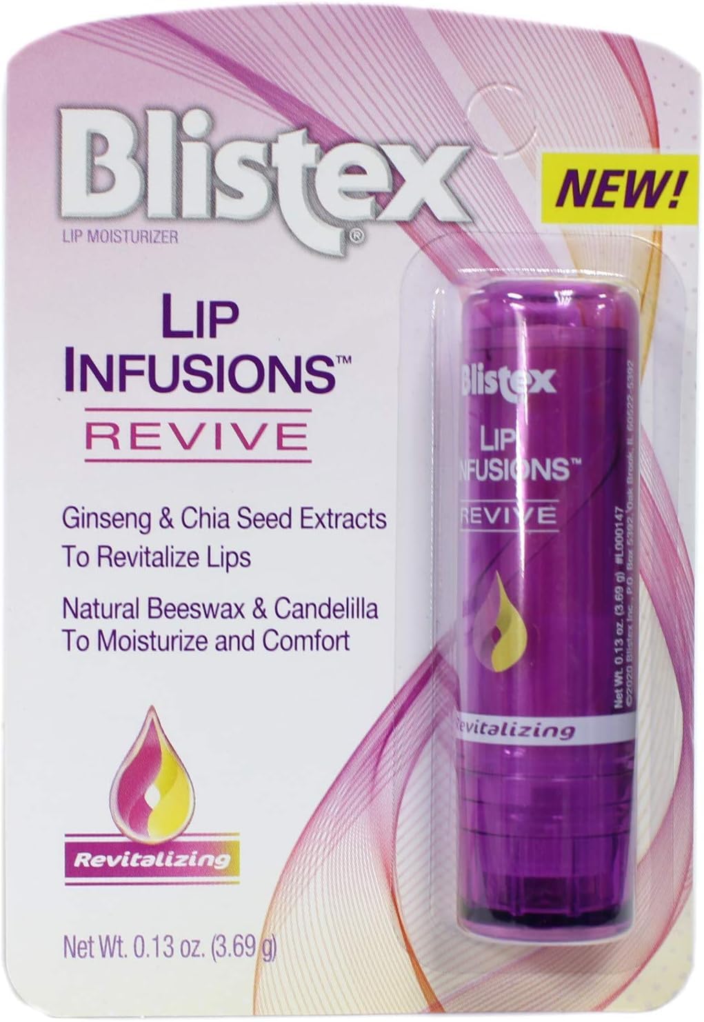 Blistex Lip Infusions Revive Lip Moisturizer 0.13 Ounce (6 Pack) Beauty & Personal Care Blistex