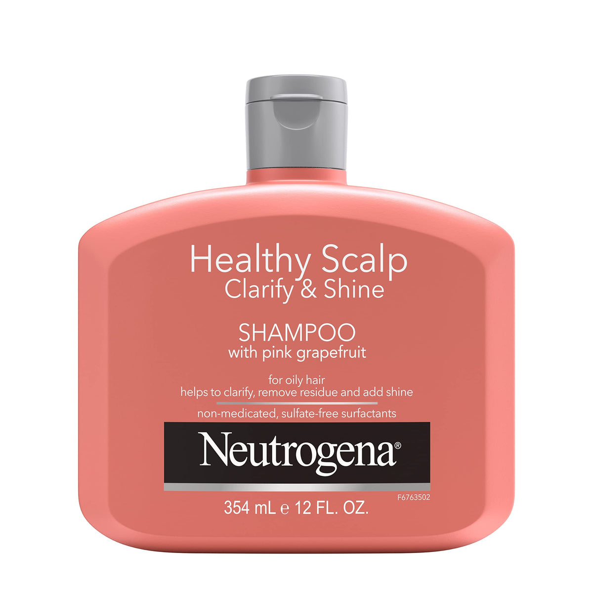 Neutrogena Exfoliating Healthy Scalp Clarifying Shampoo for Oily Hair & Scalp, Pink Grapefruit pH-Balanced Anti-Residue Formula Adds Shine, Sulfate Beauty & Personal Care Neutrogena