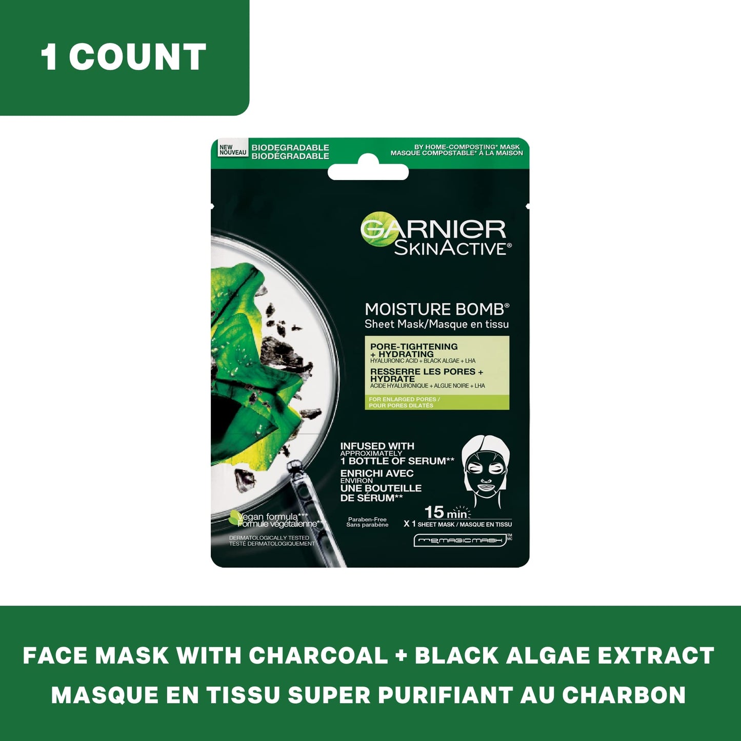 Super Purifying Charcoal Facial Mask Beauty & Personal Care Garnier