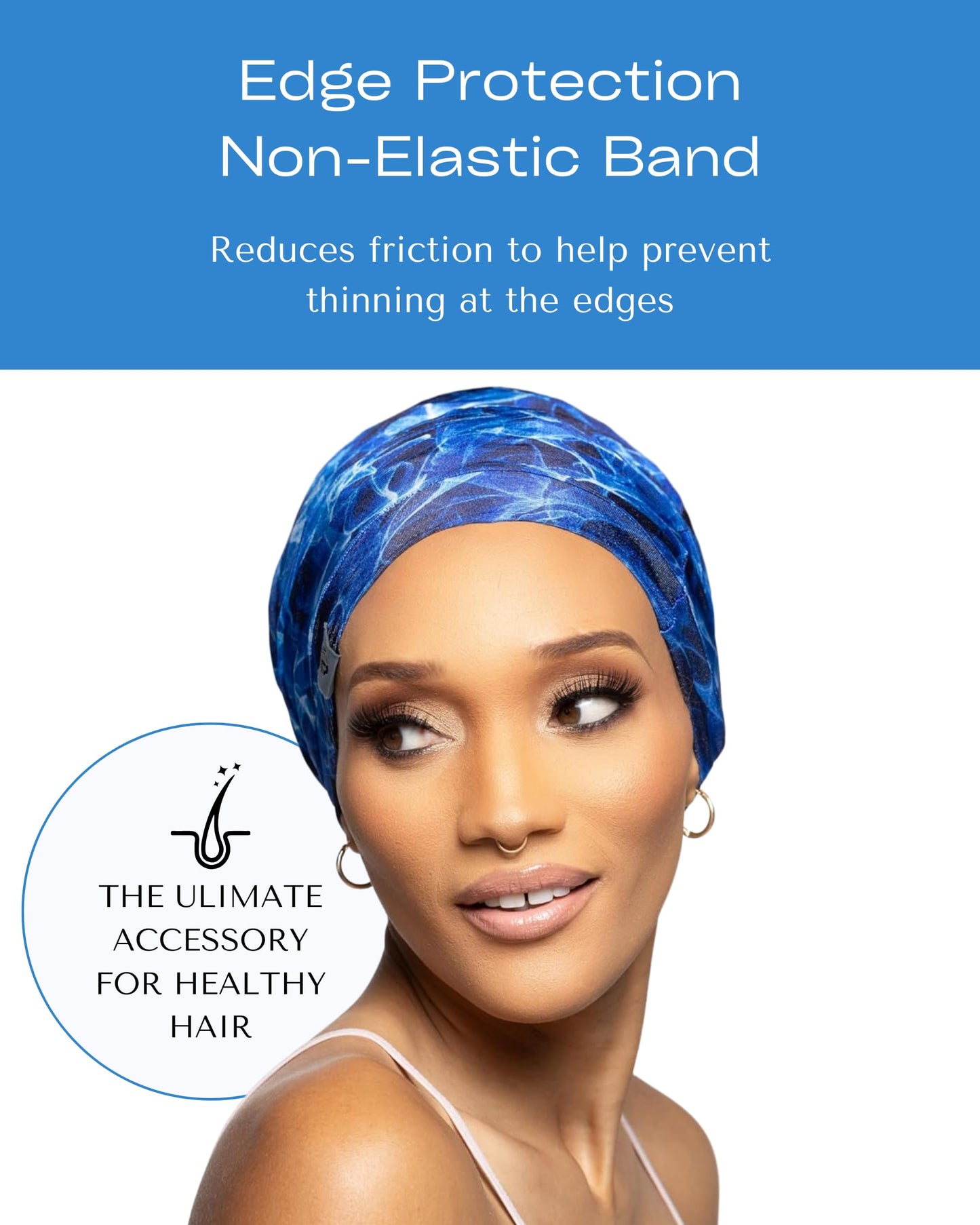 Fairy Black Mother Dreadlocks Locs Bonnet Cap for Men and Women(Blulights, Medium) Beauty and Personal Care My Fairy Black Mother