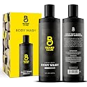 The Beard Club Mens Body Wash - Heavy Duty Shower Gel for Men with Exfoliating Clean, Rich Lather & Signature Scent - Men’s Body Wash for Deep Beauty & Personal Care The Beard Club