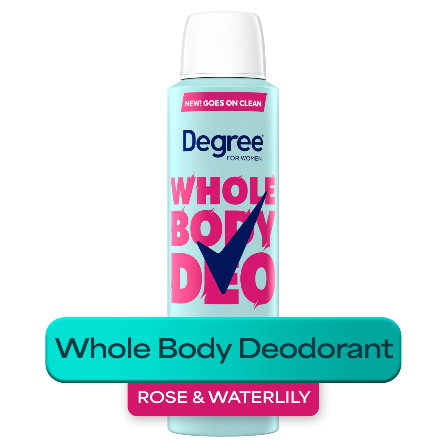 Degree Women Deodorant Spray Rose and Waterlily Scent Aluminum Free 72H Odor Protection 2.9 FO Beauty and Personal Care Degree