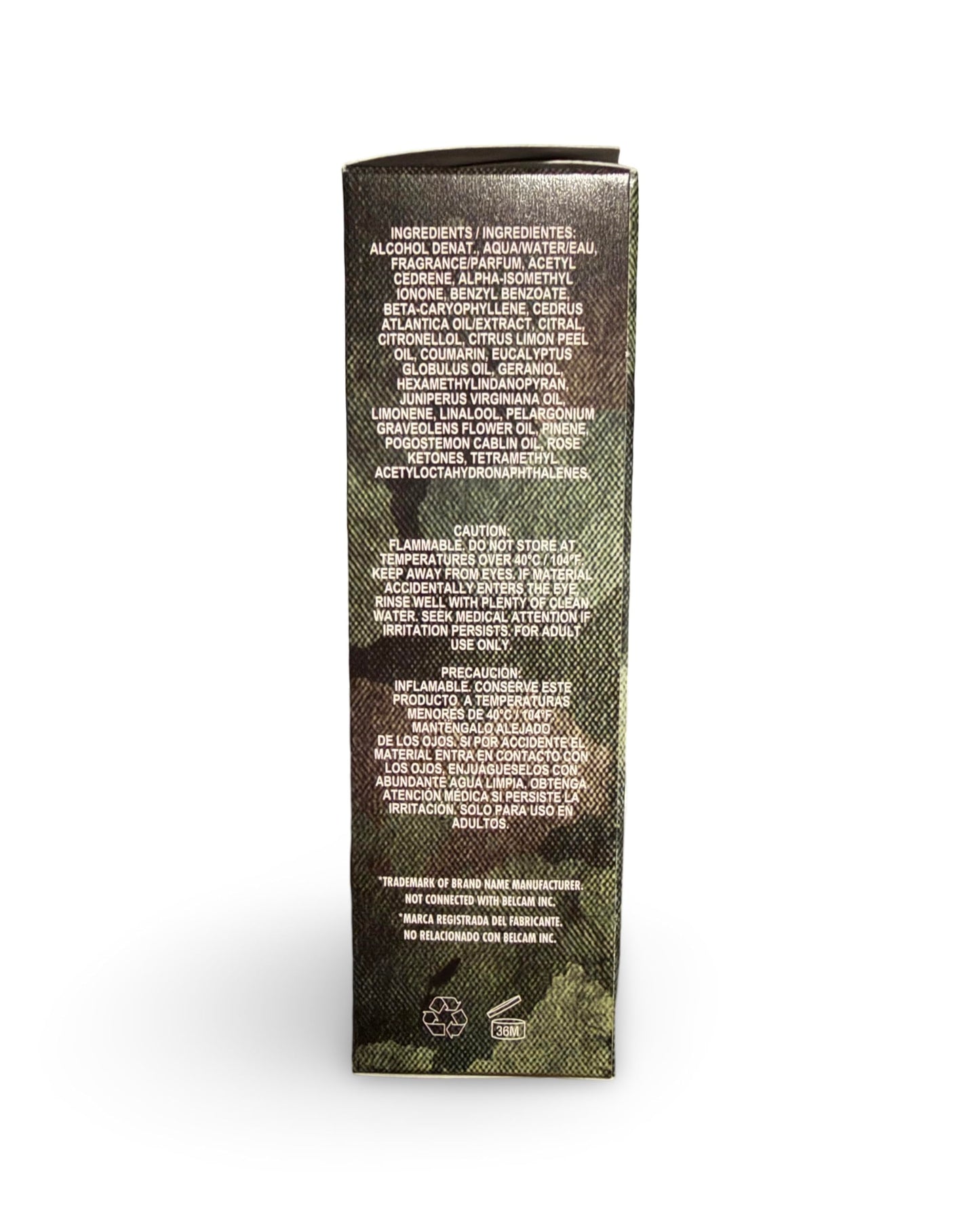 Belcam Beauty C'est parfum Rooted & Bold Eau de Toilette for Men, 3.4 Fl Oz, Citron Orris Vetiver Notes Beauty & Personal Care Belcam Beauty