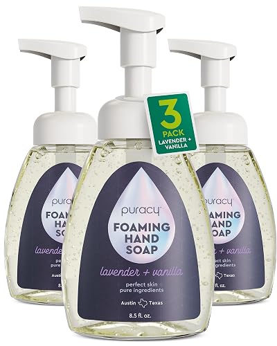 Puracy Foaming Hand Soap - Plant-Powered Natural Hand Soap As Seen on TikTok, Non-Toxic, Sulfate-Free Liquid Soap, Moisturizing Foam Handwash Liquid Beauty & Personal Care Puracy