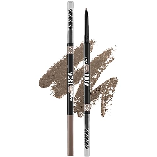 Vivienne Sabó Brow Arcade Eyebrow Pencil - Micro Definer with Brush for Natural Shaping, Long-Wear Color for Full, Defined Arches, Shade 02 Chocolate Beauty & Personal Care Vivienne Sabó