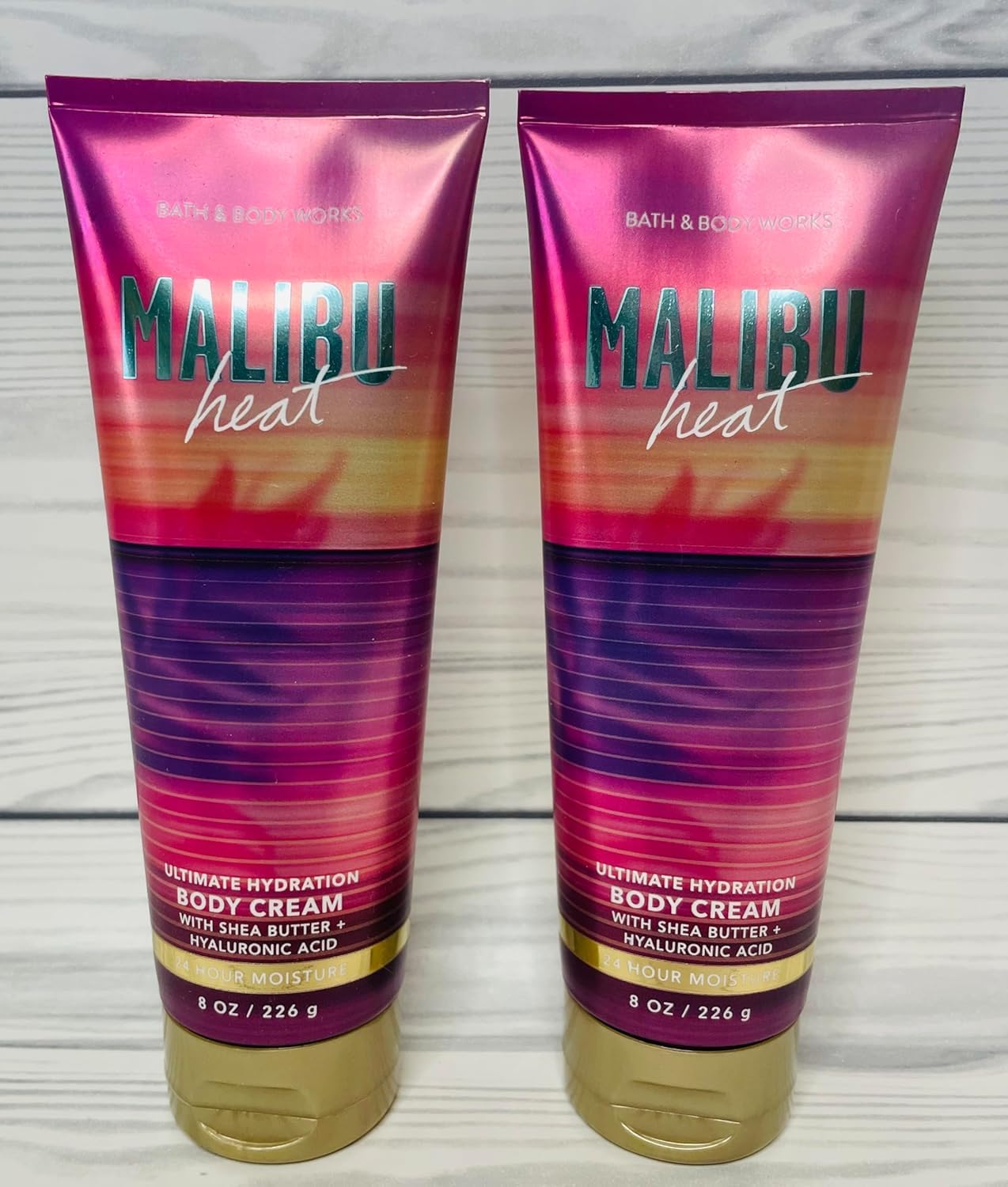 Bath & Body Works Malibu Heat Ultimate Hydration Body Cream 8 Ounces Pack of 2 Beauty & Personal Care Bath & Body Works