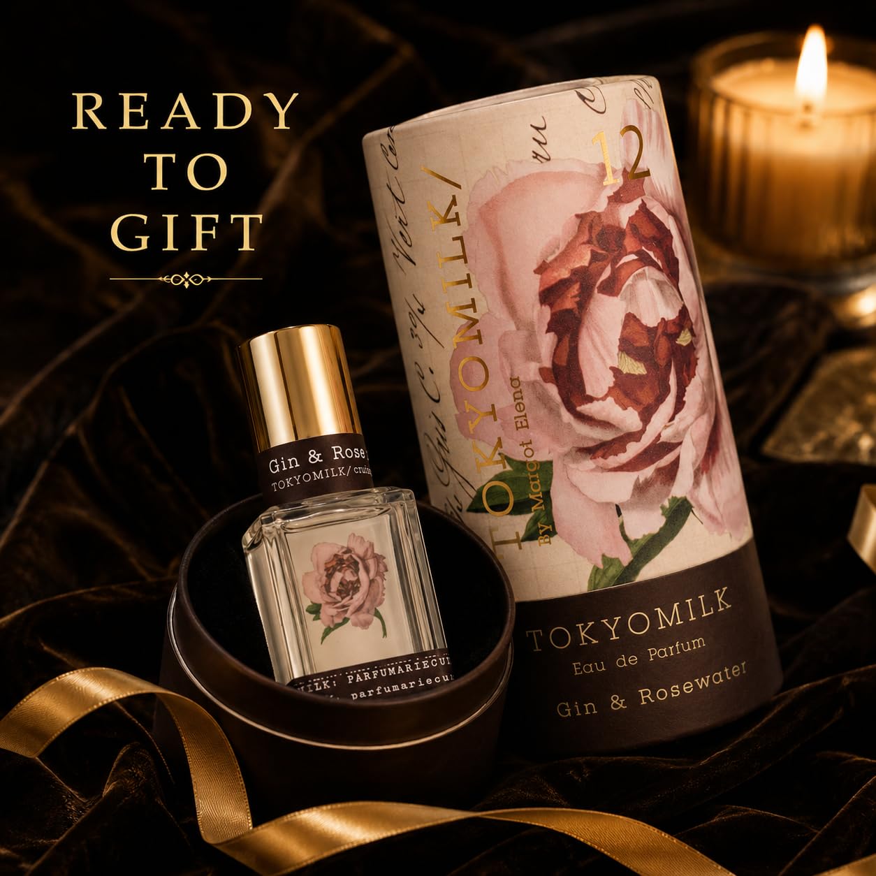 TOKYOMILK Gin & Rosewater Eau de Parfum, 1 fl. oz, 29.5 ml - Citrus Zest, Rosewood, Mimosa & Mandarin - A Beautiful Balance, Women’s Perfume, Eau de Beauty & Personal Care TOKYOMILK