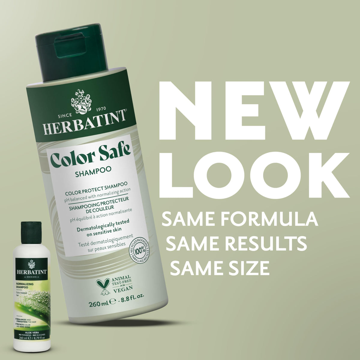 Herbatint Color Safe Shampoo for Color-Treated, Normal Hair - Aloe Vera to Rebalance, Strengthen, & Add Shine - No Parabens, Silicones & Gluten - 8.8 Beauty & Personal Care Herbatint