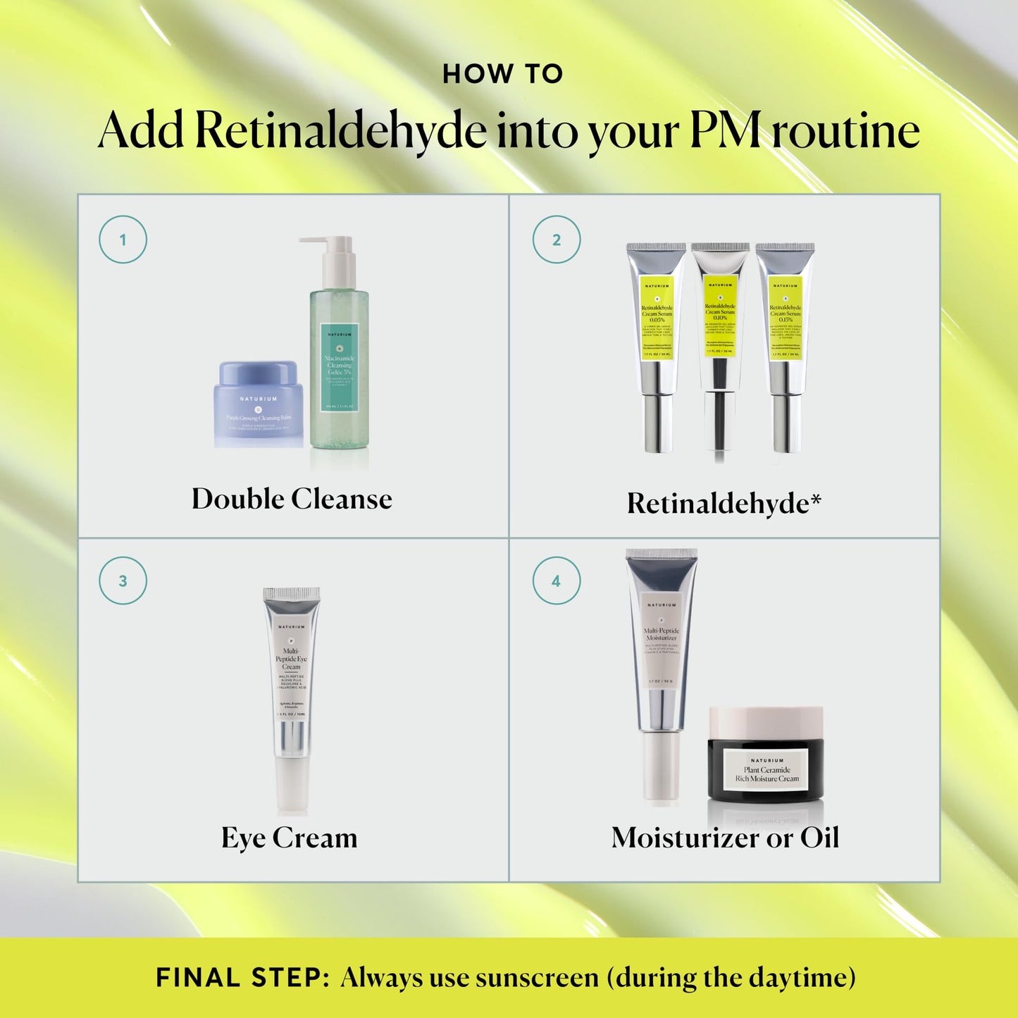 Naturium Retinaldehyde Cream Serum 0.05%, Advanced Anti-Aging & Smoothing Face & Skin Care, 1.7 oz Beauty & Personal Care Naturium