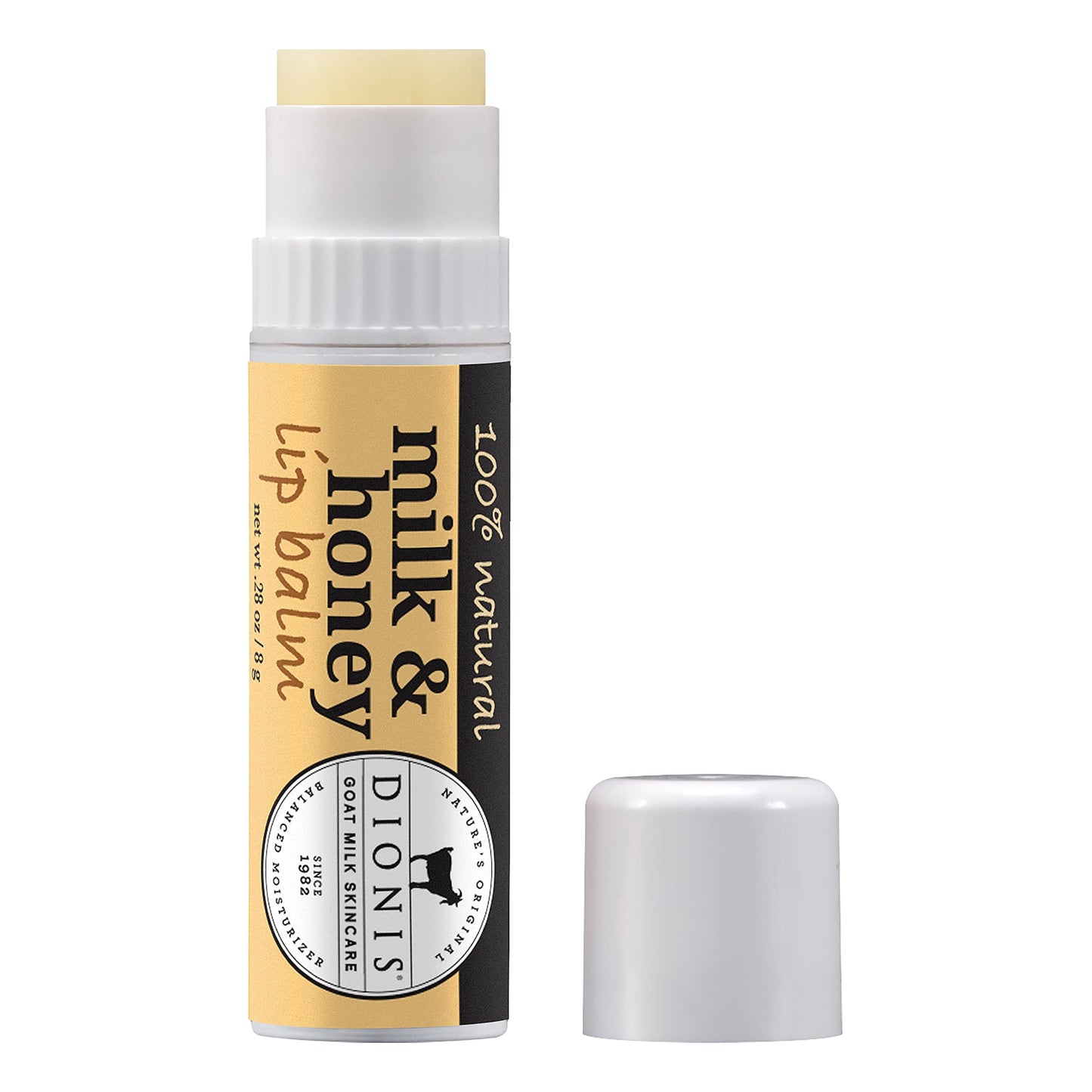 Dionis - Goat Milk Skincare Milk and Honey Scented Lip Balm (0.28 oz) - Made in the USA - Cruelty-free and Paraben-free Beauty & Personal Care Dionis