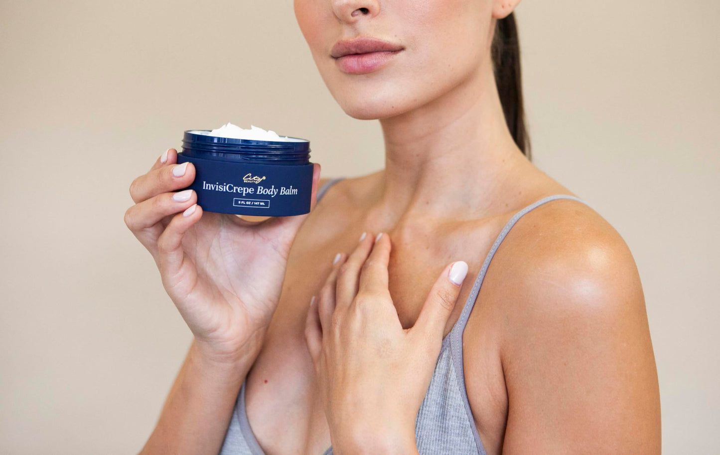 City Beauty InvisiCrepe Body Balm - Skin Firming & Tightening Lotion for a Smoother, Firmer Look | Anti-Aging Firming Body Cream Beauty & Personal Care City Beauty