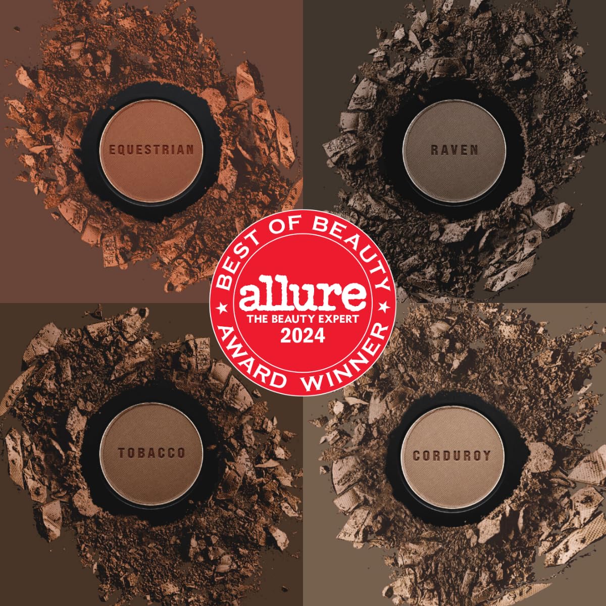 Joey Healy Luxe Brow Powder, Natural and Soft Definition Eyebrow Powder, Waterproof Brow Makeup Formula, Raven (Charcoal) Beauty & Personal Care Joey Healy