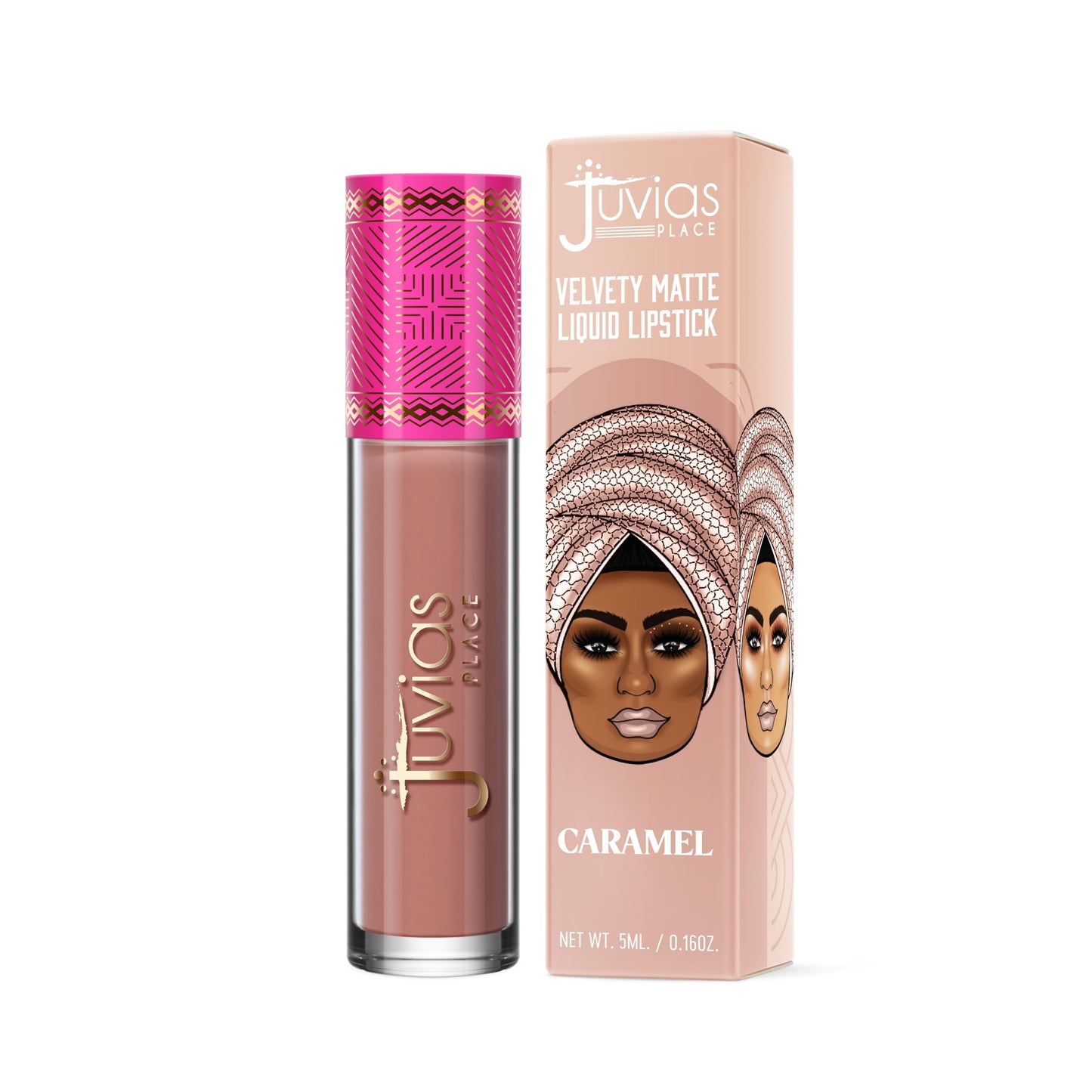 Juvia's Place Velvety Matte Liquid Lipstick Caramel - Hydrating, Long-Wearing, Velvety Soft & Feather Light - Hyperpigmented Creamy Matte Lipstick Beauty & Personal Care Juvia's Place