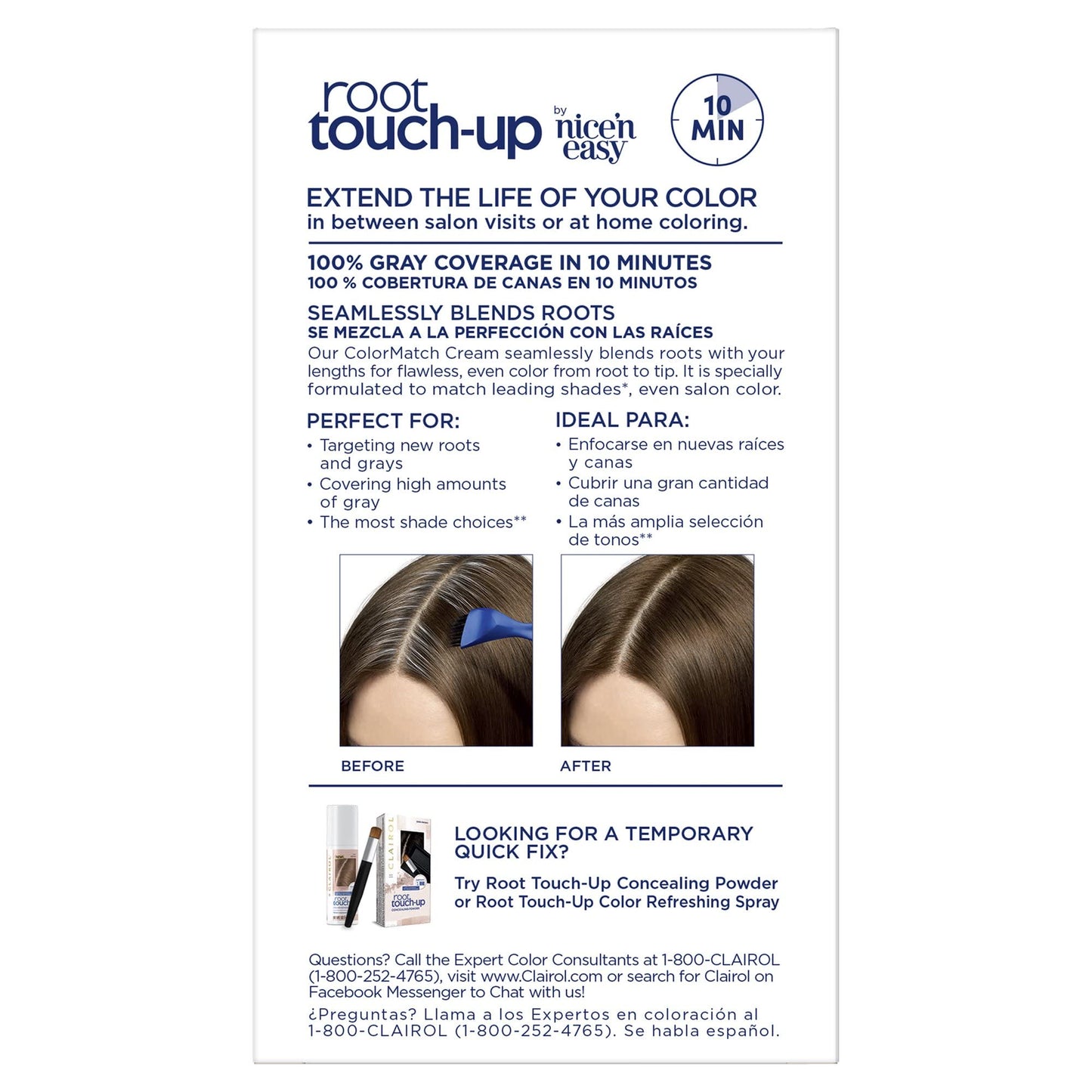 Clairol Nice n Easy Touch, Up, 005, Medium Brown, 1 Kit Beauty & Personal Care Clairol