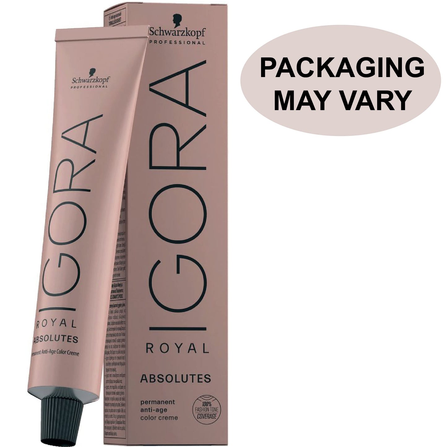 Igora Royal Absolutes 7-60 Medium Blonde Chocolate Natural Permanent Anti-Age Hair Color Creme 60 grams, 100% White Hair Coverage and M Hair Designs Beauty & Personal Care M Hair Designs