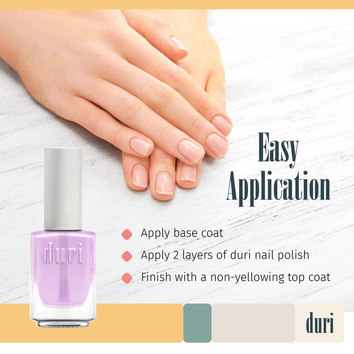 duri Non-yellowing Clear Top Coat - 0.45 fl. oz.