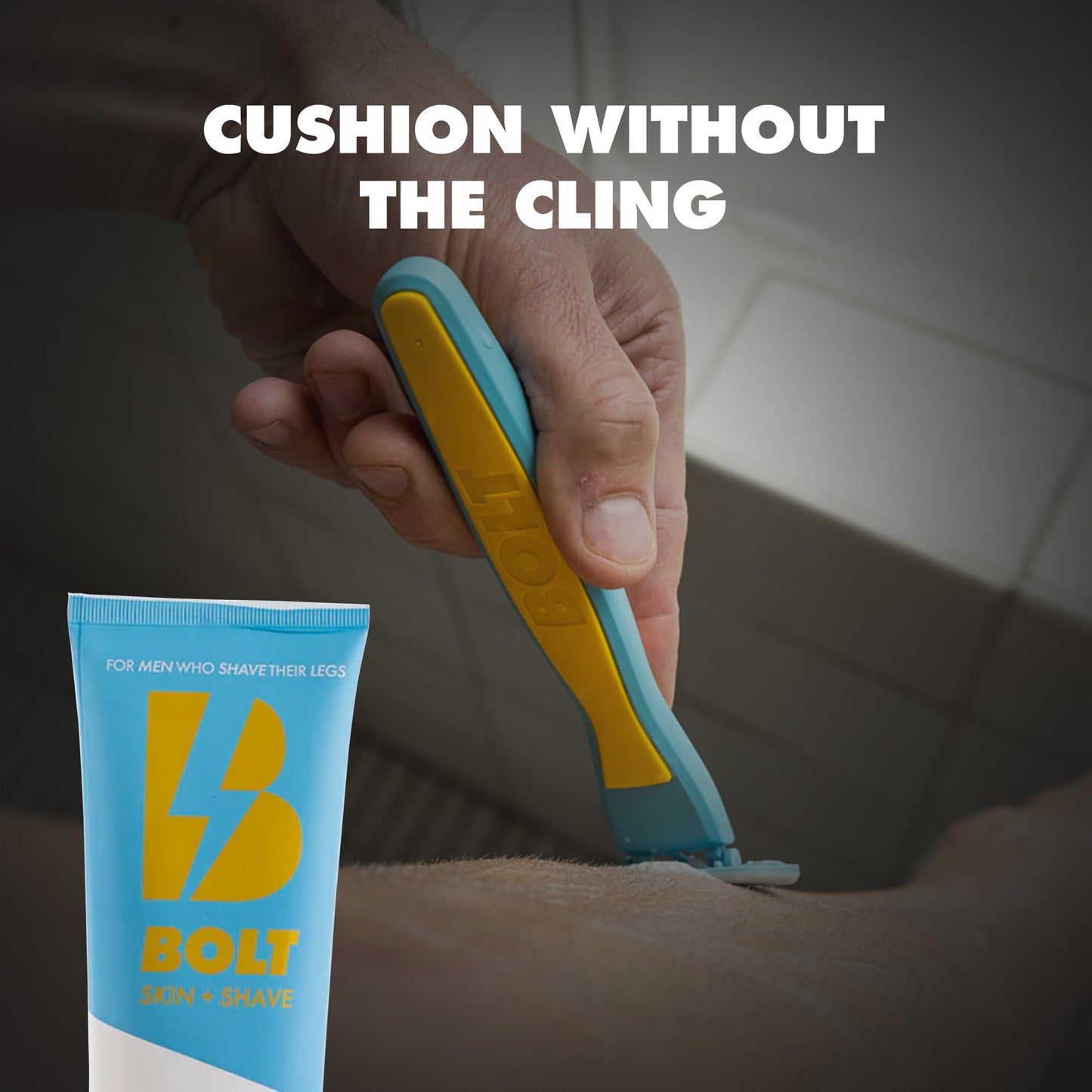 Bolt Skin + Shave - Shave Butter for Men - Ultimate Comfort for Smooth, Gliding Shaves - Reduces Nicks, Cuts and Irritation for a Luxurious Leg Shave Beauty and Personal Care BOLT SKIN + SHAVE