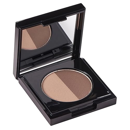 Arches and Halos Duo Luxury Brow Powder - Eyebrow Shaper and Color - Powder Compact with 2 Neutral Shades - Mocha Blonde - 0.1 oz Beauty & Personal Care Arches & Halos