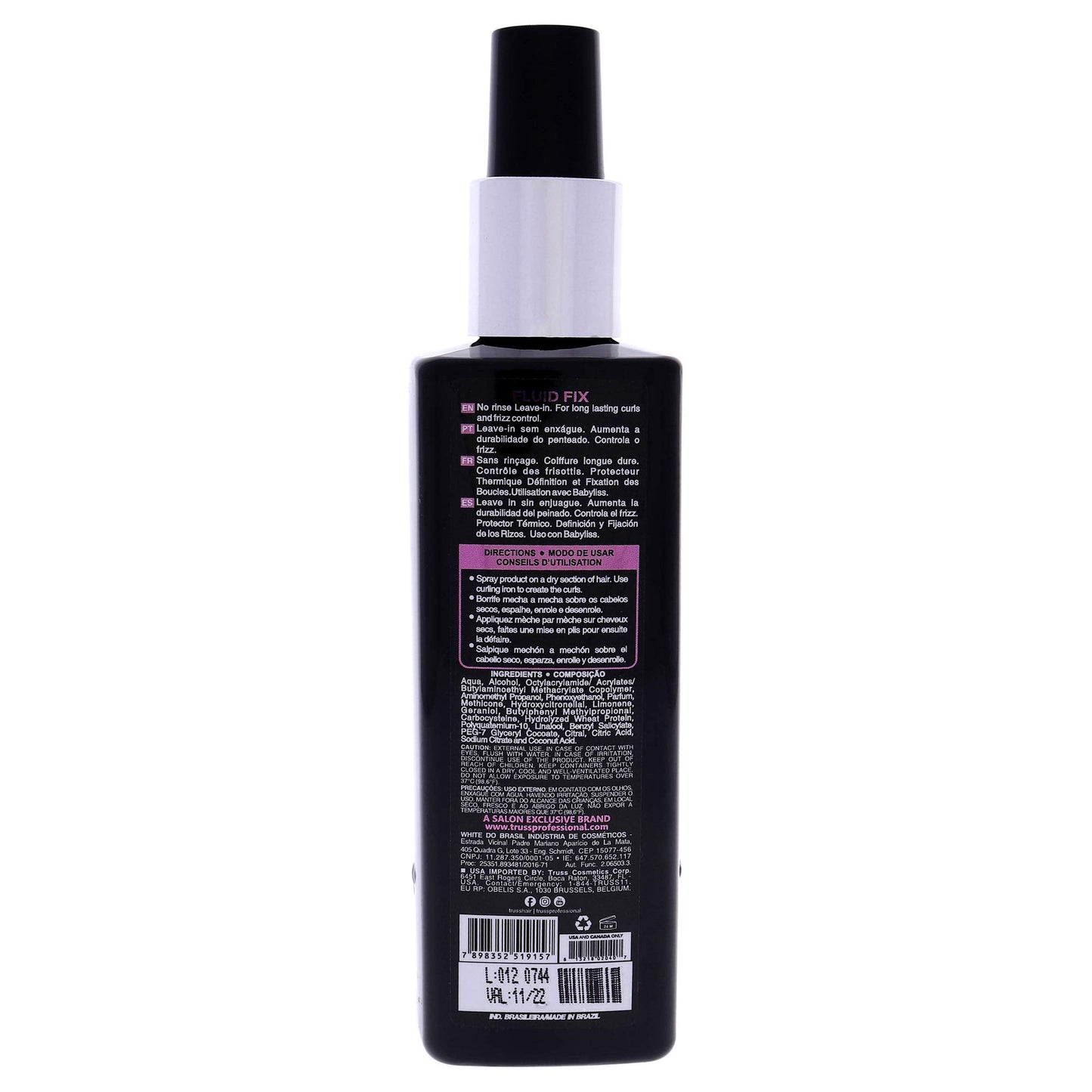 Truss Fluid Fix Leave-in Spray 8.45 Ounce, 8.4499999999999993 Ounce Beauty & Personal Care TRUSS