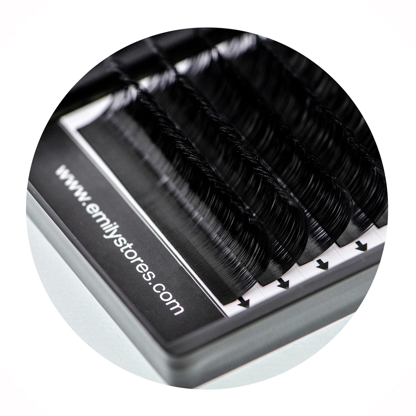 EMILYSTORES Eyelash Extensions 0.25mm Thickness D Curl Length 15mm Natural-Looking Individual Volume Eyelashes For Lash Extensions(0.25,D,15mm) Beauty & Personal Care EMILYSTORES