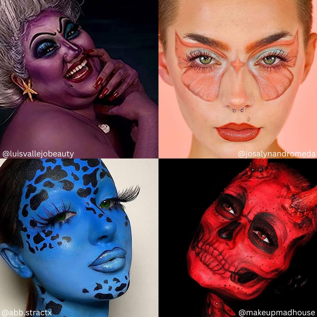 Mehron Makeup Paradise AQ - TROPICAL PALETTE, Water-Activated Face Paint