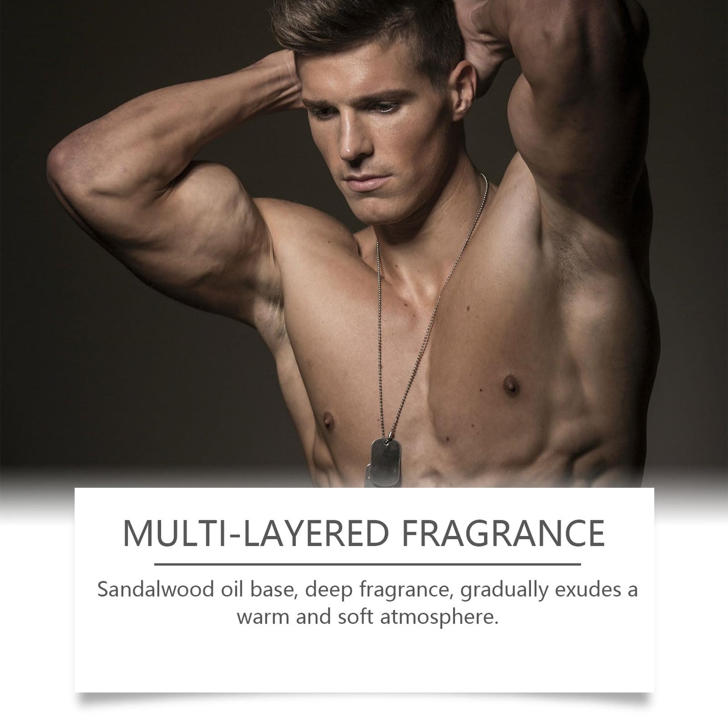 GAOSHUOC Men's Coco Musk Perfume, Warm Scent with Natural Cocoa, Sandalwood & Vanilla, Long Lasting Pheromone Perfume for Work, Parties & Dates Beauty & Personal Care GAOSHUOC
