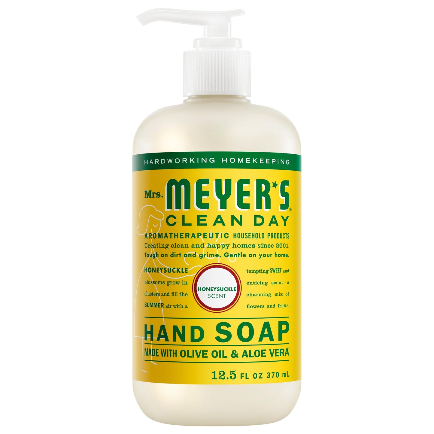 MRS. MEYER'S CLEAN DAY Hand Soap, Honeysuckle Scent, 12.5 Fl Oz Bottle Beauty & Personal Care Mrs. MEYER'S