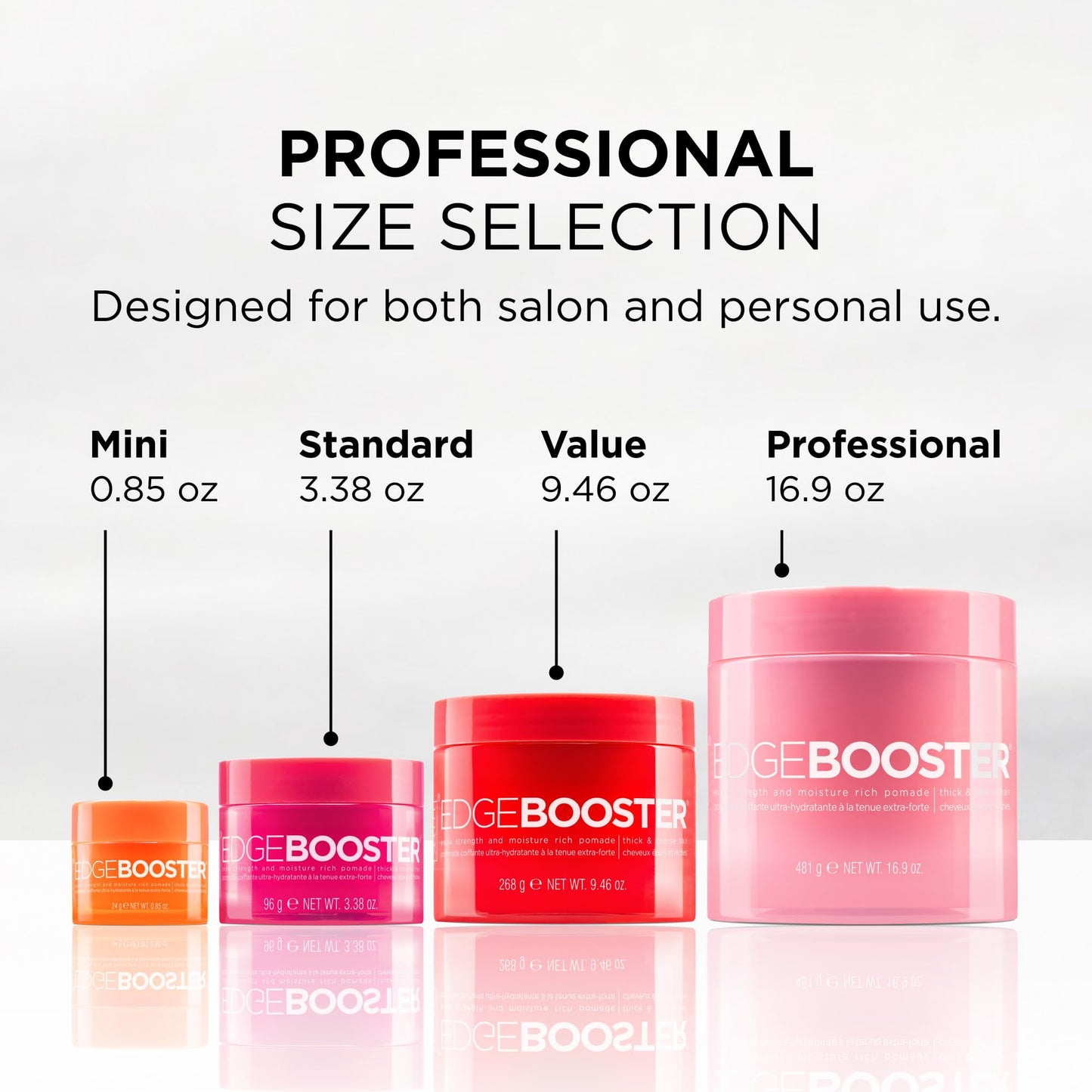 Style Factor Edge Booster Extra Strength & Moisture Rich Pomade | Strong Hold Edge Control Gel for Thick & Coarse Hair | High Shine, Non-Greasy Beauty & Personal Care Style Factor