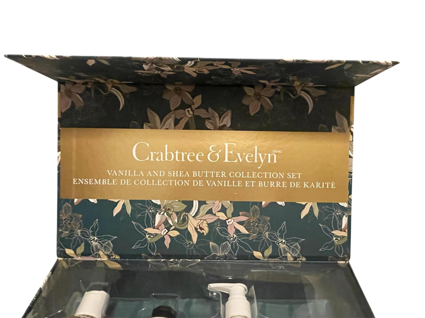 Crabtree & Evelyn Vanilla & Shea Butter Collection Set (Bath & Shower Gel 8.4 fl oz, Hand Therapy 3.5 oz, Body Lotion 8.4 fl oz, Bar Soap 3.5 oz) Beauty & Personal Care Crabtree & Evelyn